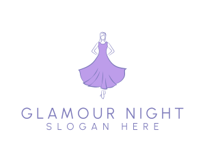 Feminine Purple Dress logo