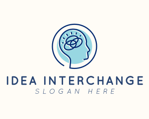 Human Brain Think logo design