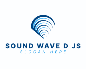 Wifi Signal Wave logo design