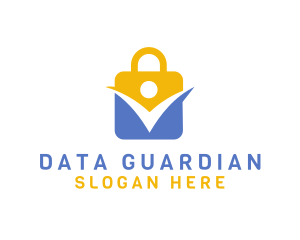 Padlock Person Security logo