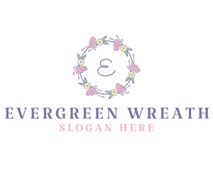 Flower Garland Wedding Planner logo design