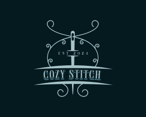 Needle Knitter Yarn logo design