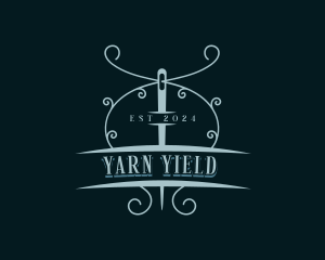 Needle Knitter Yarn logo design