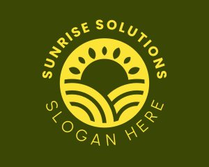 Farm Sun Landscape  logo