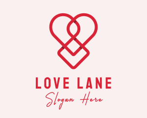 Romance Love Heart logo