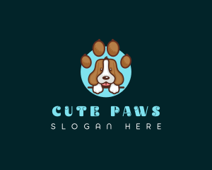 Puppy Dog Paw logo design