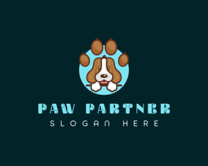 Puppy Dog Paw logo design