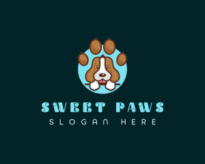 Puppy Dog Paw logo design