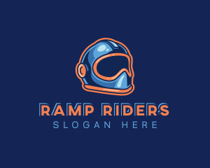 Headgear Helmet Rider logo design