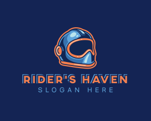 Headgear Helmet Rider logo design