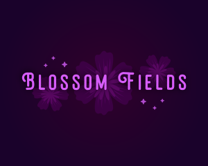 Whimsical Flower Blossom logo design