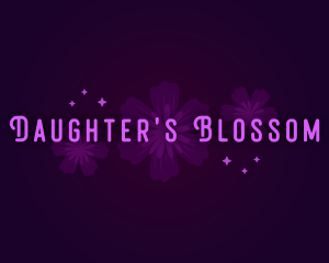 Whimsical Flower Blossom logo design