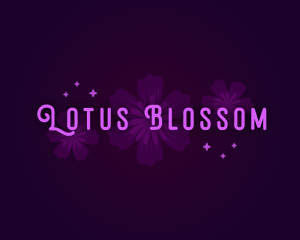 Whimsical Flower Blossom logo design