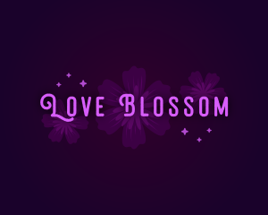 Whimsical Flower Blossom logo design