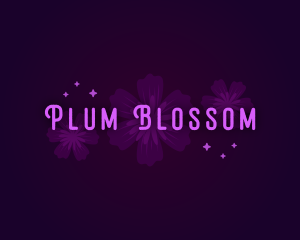 Whimsical Flower Blossom logo design