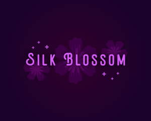 Whimsical Flower Blossom logo design