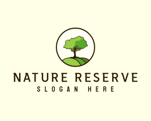 Nature Eco Tree logo design