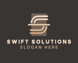 Business Firm Letter S logo design