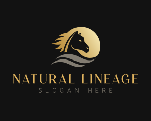 Stallion Horse Equestrian logo