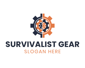 Multilayer Gear Cog  logo design