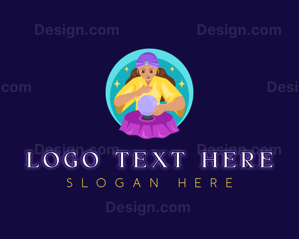 Woman Fortune Teller Logo