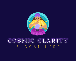 Woman Fortune Teller logo design