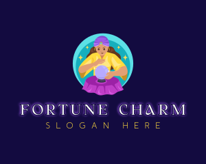 Woman Fortune Teller logo design