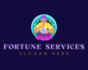 Woman Fortune Teller logo