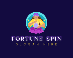 Woman Fortune Teller logo design