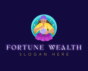 Woman Fortune Teller logo design