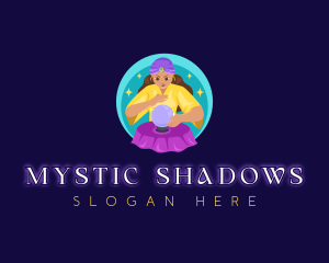 Woman Fortune Teller logo design