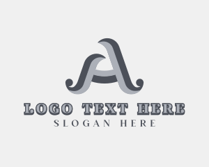 Boutique Studio Letter A logo