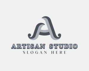 Boutique Studio Letter A logo design