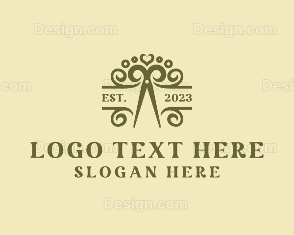 Elegant Scissors Boutique Logo