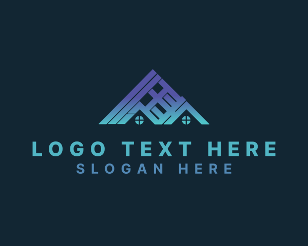 Roofing logo example 2
