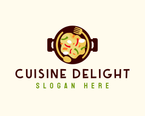 Kitchen Cooking Restaurant logo design