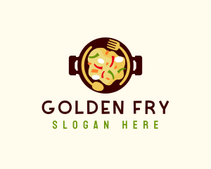 Kitchen Cooking Restaurant logo design