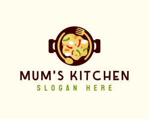 Kitchen Cooking Restaurant logo design