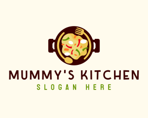 Kitchen Cooking Restaurant logo design