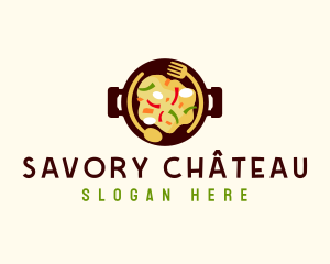 Kitchen Cooking Restaurant logo design