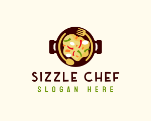 Kitchen Cooking Restaurant logo design