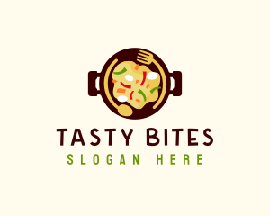 Kitchen Cooking Restaurant logo design