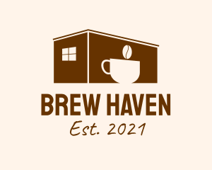 Brown Coffee Warehouse logo design