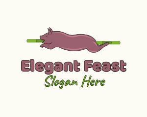 Pig Roast Feast logo design