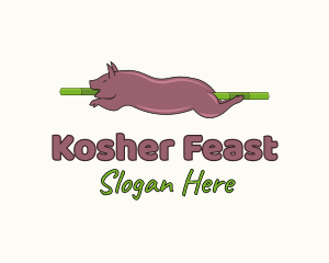 Pig Roast Feast logo design