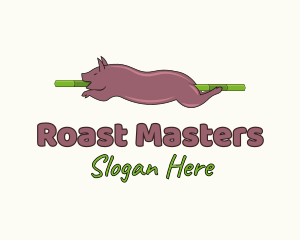 Pig Roast Feast logo design