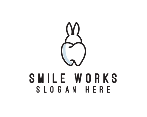 Bunny Ears Tooth  logo