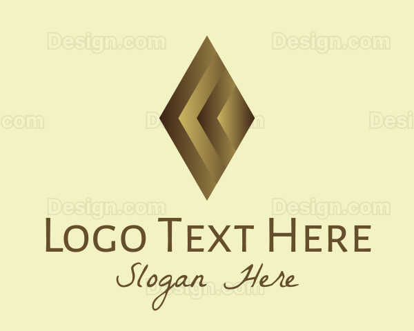 Elegant Brown Gem Logo