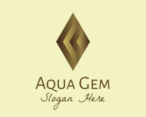 Elegant Brown Gem logo design