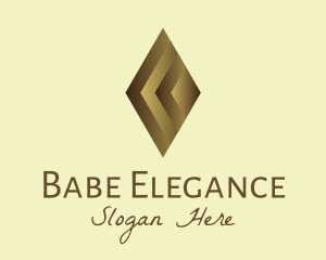 Elegant Brown Gem logo design